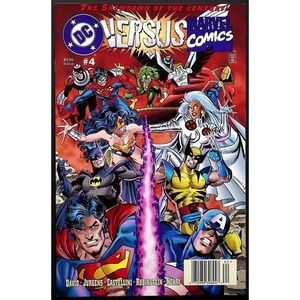 Vintage 1996 DC vs‎ Marvel #4 Newsstand Showdown of the Century Comic Book